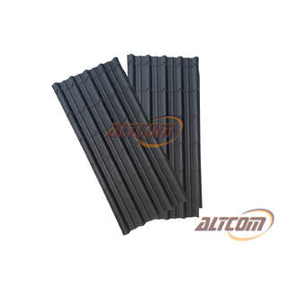 Frosted Charcoal Grey Q-Tiles - Per Meter